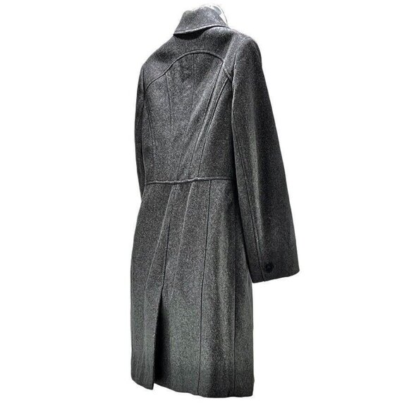Kenneth Cole Reaction Womens Gray Wool Blend Coat Size 8 Dry Clean Only - Picture 4 of 16